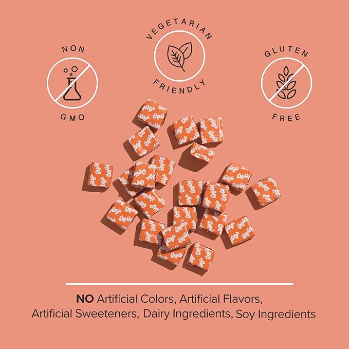 Chewsy Kids' Multivitamin + Probiotics + Superfoods Chews, Immune & Digestive Support, Vitamins A, C, D3, E, Zinc, Kids Chewable Supplement, Individually Wrapped Fruity Chews, 6-Day Supply (1)
