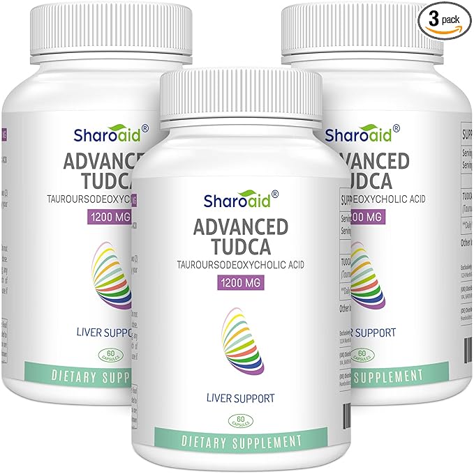 TUDCA Liver Support Supplements 1200 mg-Third Party Tested-High Strength Formula-Bile Salts for Liver Detox Cleanse-180 Vegan Capsules for Liver,Kidney,Gallbladder Health
