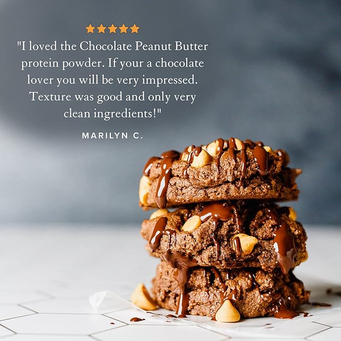 Truvani Vegan Pea Protein Powder | Chocolate Peanut Butter | 20g Organic Plant Based Protein | 20 Servings | Keto | Gluten & Dairy Free | Low Carb | No Added Sugar