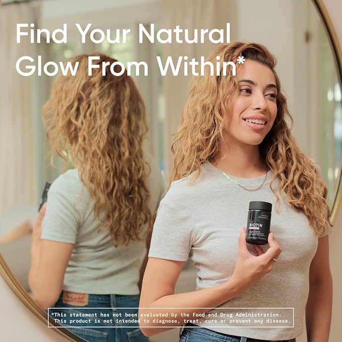 Sports Research Vegan Biotin 10,000mcg with Organic Coconut Oil - Max Strength Biotin Vitamin B7 for Healthier Hair & Skin and Keratin Support - Non-GMO & Gluten Free, 30 Softgels