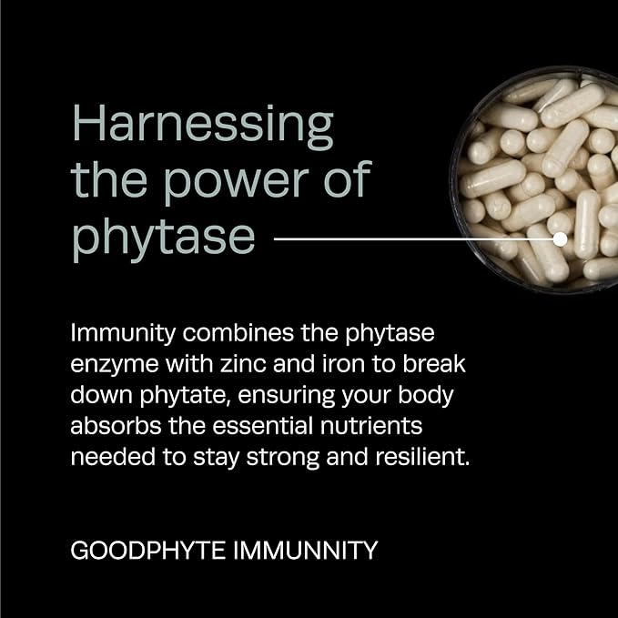 | Immunity Dietary Supplement | 60 Capsules | Naturally Occuring Enzymes That Regulate Digestion | Premium All Natural Relief from IBS, Constipation, Bloating, Gas, & Indigestion