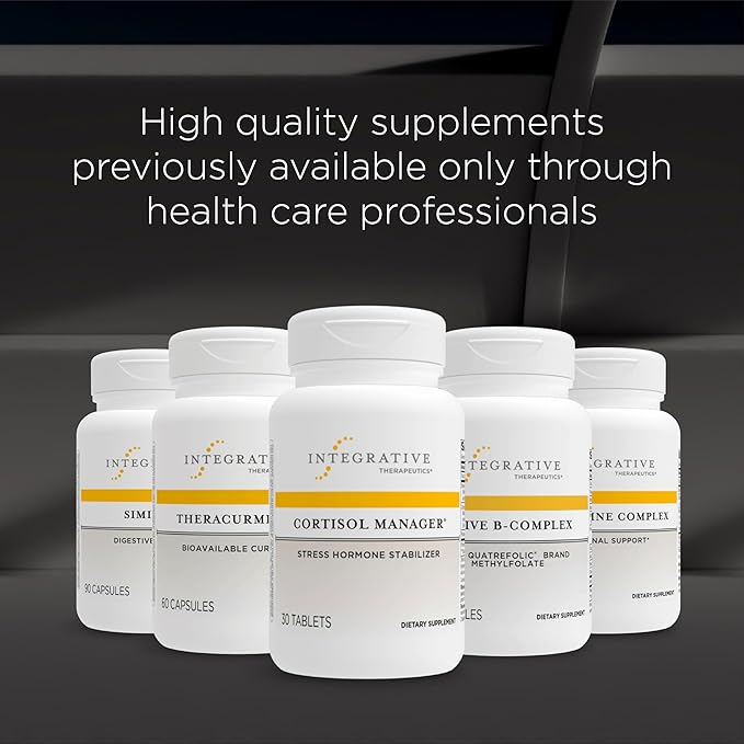 Integrative Therapeutics Berberine - 1000–1500 mg Daily - Berberine HCL Supplement for Metabolic Support* - Gluten-Free & Vegan Supplements for Men & Women - 60 Capsules
