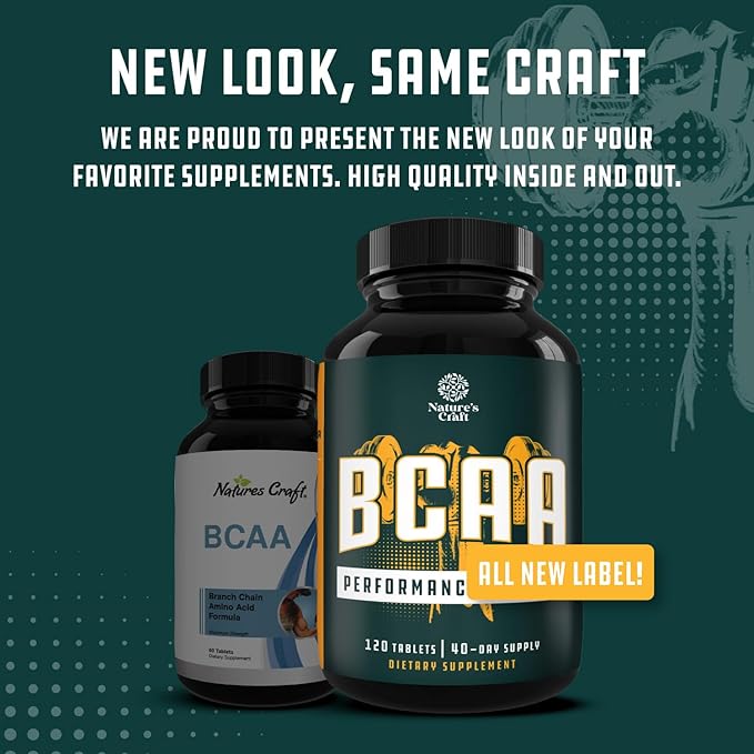 Branch Chain Amino Acids Supplement - Vegan BCAA Tablets Post Workout Muscle Recovery and Muscle Growth Support - Branched Chain Amino Acids Supplement for Men and Womens Workout Recovery 120 Count