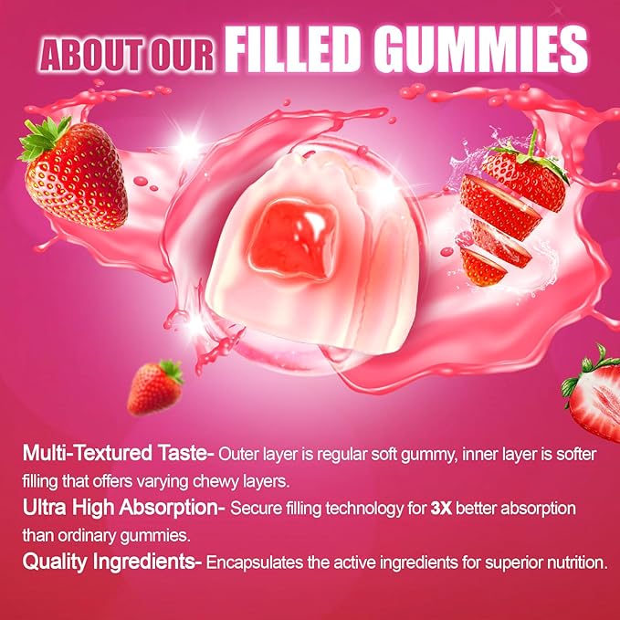 Vitamin D3 K2 Supplement for Adults - Vitamin D3 5000 IU + K2 200 mcg - VIT D3 K2 Gummies with Calcium 600mg Magnesium Zinc & Vitamin C for Women Men - Supports B0ne, Muscle Immune