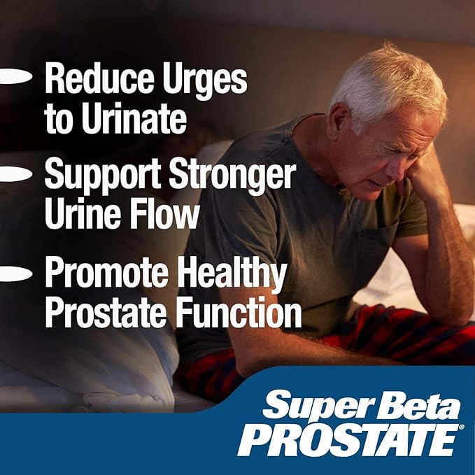 Support Supplement for Men's Health - Reduce Bathroom Trips, Promote Sleep, Better Bladder Emptying & Healthy Prostate, Beta Sitosterol (180ct, 3 Bottle)