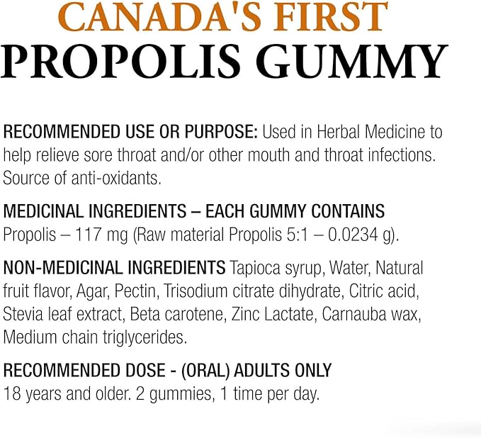 Dutchman's Gold Propolis Immunity Gummies, 60 CT