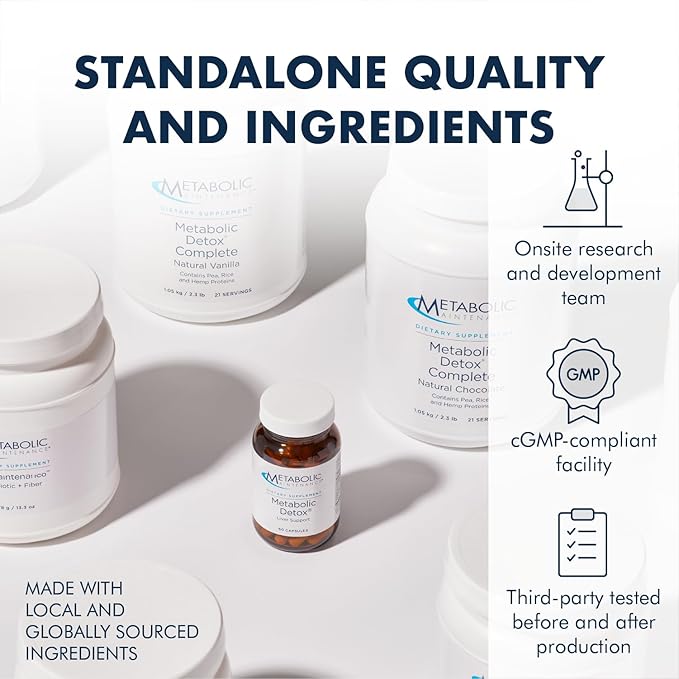 Metabolic Maintenance Glucosamine Chondroitin (1000mg) with Hyaluronic Acid Supplement - Supports Joint Health + Tissue Hydration (60 Capsules)