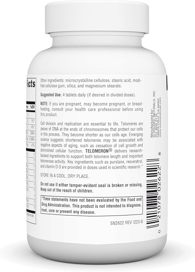 Source Naturals Telomeron - 60 Tablets
