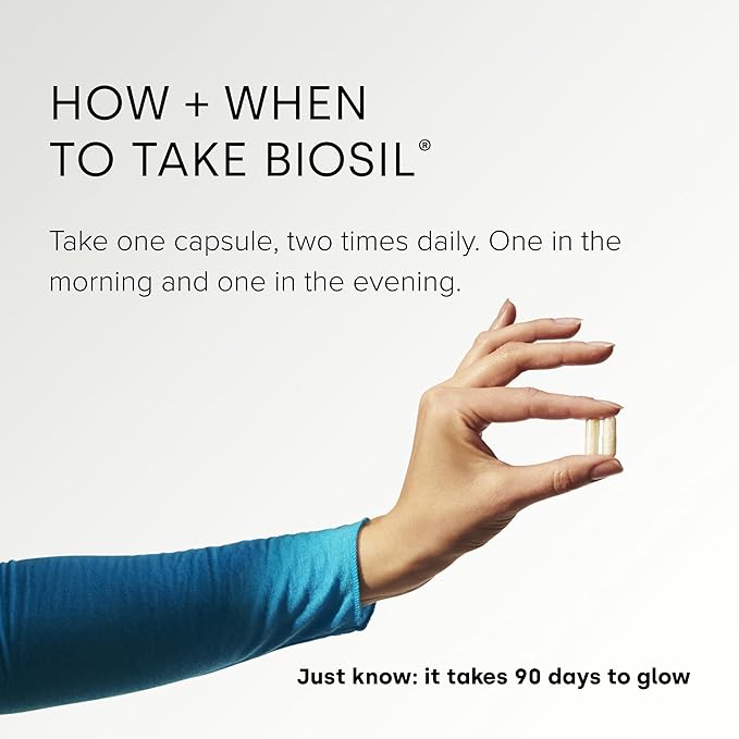 Biosil Collagen Generator - 30 Original Capsules - with Patented ch-OSA Complex - Generates & Protects Your Own Collagen - GMO Free - 15-Day Supply