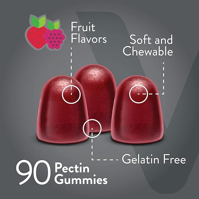 Prebiotic Fiber Gummies for Adults, 7g - Zero Sugar Added - Fiber Supplement Gummies for Digestive Health Regularity & Natural Weight Support - Vegan, Gelatin Free - Chewable Fruit Flavored Gummy