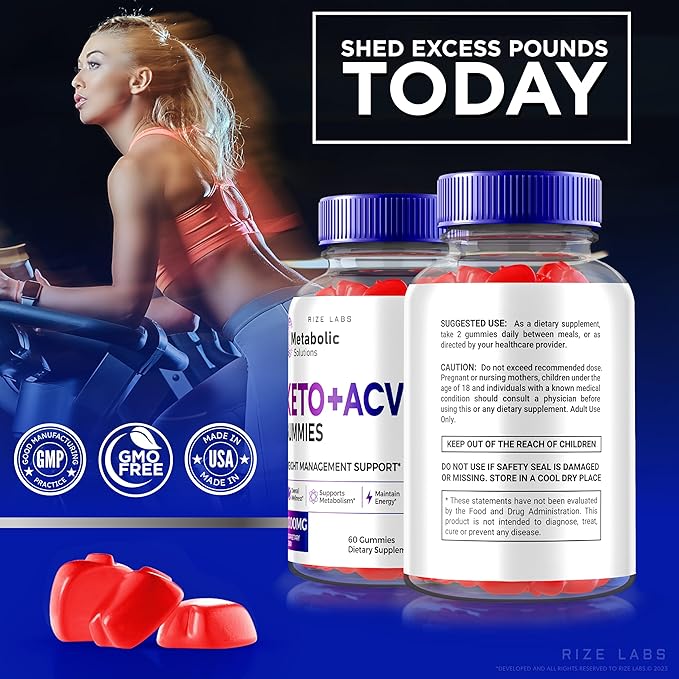 Metabolic Solutions Keto ACV Gummies, Metabolic Solutions Keto+ACV Gummies for Advanced Weight Loss, Apple Cider Vinegar, Official MetabolicSolutions Keto Plus ACV Reviews (60 Gummies)