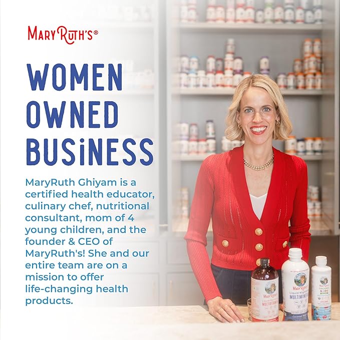 MaryRuth Organics Liquid Nighttime Multimineral Sleep Supplement | Sugar Free | Calm Magnesium Citrate | NO Melatonin | Calcium Magnesium Zinc | Available in 4 Flavors | Gluten Free | 15 Servings
