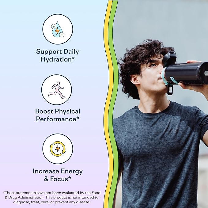 Feel Goods Hydration Hero, 1,000mg Electrolytes Powder, Sugar Free, Magnesium, Organic Coconut Water, L Theanine, Vitamin C & B12, Keto, Vegan, Electrolyte Packets, Passion Fruit Punch, 15 Count