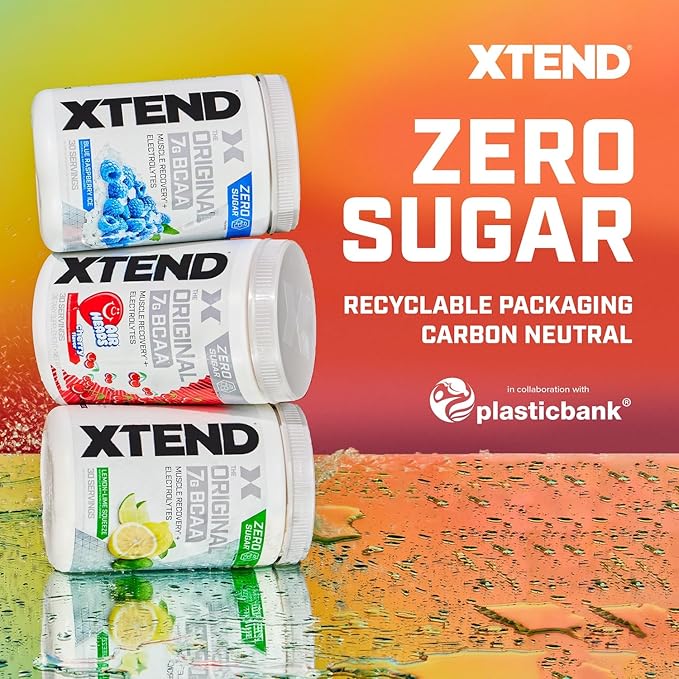 Xtend XTEND Original BCAA Powder 7g BCAA and 2.5g L-Glutamine, Sugar Free Post Workout Muscle Recovery Drink with Amino Acids for Men & Women, 90 Servings