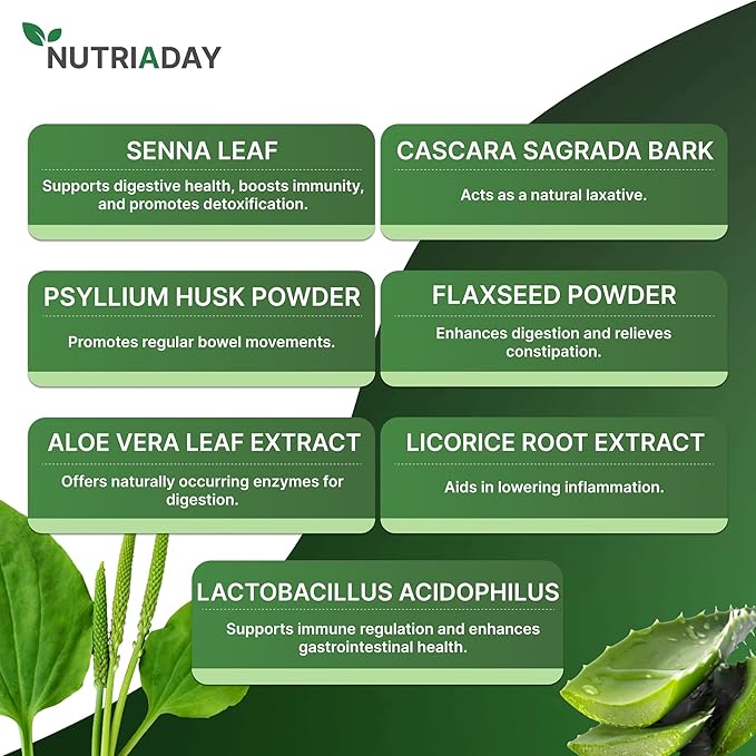 Colon 15 Day Cleanse, Advanced Gut Cleanse Detox for Women & Men with Cascara Sagrada, Psyllium Husk & Senna Leaf, Digestive Wellness, Gluten-Free, Non-GMO, Vegan, 30 Capsules 1-2 Daily
