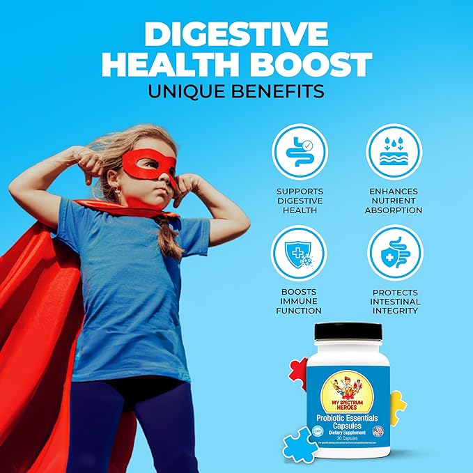 Probiotic Capsules for Digestive Health - Diverse Strains with 20 Billion CFUs, Supports Micronutrient Absorption, Maintain Gut Balance, and Bowel Regularity ideal for Teens and Adults - (30 Count)