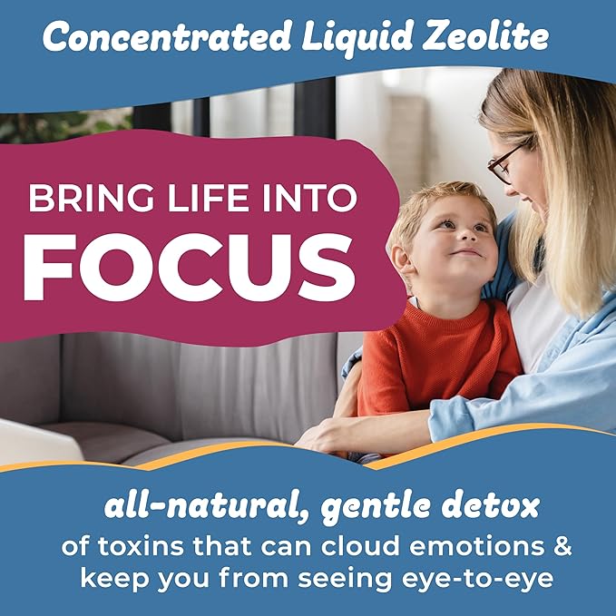 Kidz Cleanse | Zeolite Detox for Kids | Development, Behavior, Energy and Gut Health Support Supplement | Easy to Take, Pure Liquid Zeolite Drops + Methyl B12 + D3 (Orange Flavor) - 2oz
