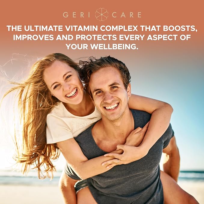 One-Daily Multi-Vitamin Tablet, 200 Count by GeriCare| Adult Multivitamin Supplement for Men & Women | Easy-to-Take Dietary Supplement with Vitamins A, C, D3, B, Calcium| Vitamin & Mineral Complex