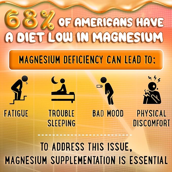 Magnesium Glycinate Gummies 400mg - Magnesium for Sleep, Calm, Relax & Muscle Relief with B6 & D3 and No Melatonin - Family-Friendly for Kids, Teens & Adults - Vegan & Non-GMO Supplement - 60 Count