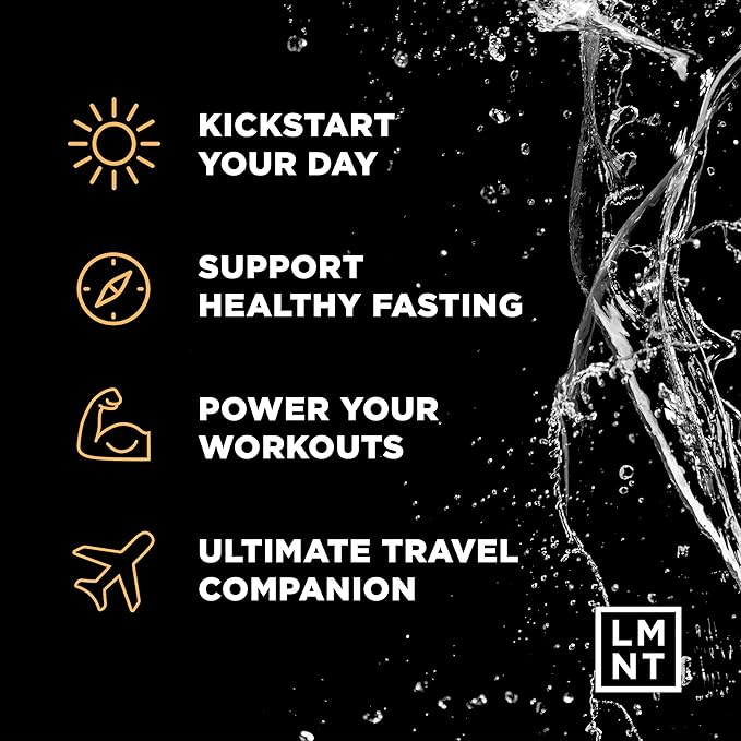 LMNT Zero Sugar Electrolytes - Orange Salt | Drink Mix | 30-Count