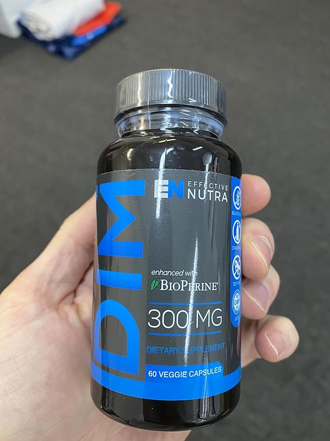 Dim Supplement 300mg - Extra Strength Diindolylmethane DIM for Men & Women + BioPerine - Estrogen Blocker for Men & Women - Estrogen Balance, Hormone, Menopause, Acne, PCOS (2 Pack)