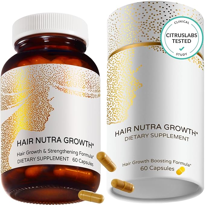 VITAMINS REVIVE Hair Supplement Hair Growth Vitamins for Women - USA Clinically Tested - Hair Loss Products for Thinning & Thickening - Female Hair Regrowth Treatment (1 Month Supply)