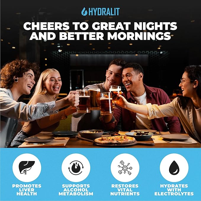 After Drinking Aid Supplement Pre Game Party Pills Electrolytes Hydration DHM Milk Thistle Weekend Recovery Vitamins Relief Formula Better Mornings Alcohol Liver Health Support 120 Capsules