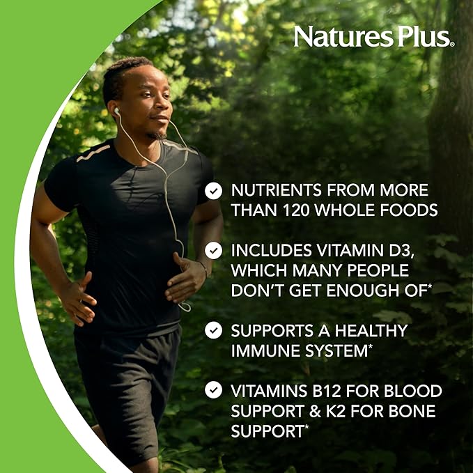 NaturesPlus Source of Life Gold Energy Shake - 0.97 lb - Tropical Berry Flavor - Vitamin, Mineral & Protein Formula with 120+ Concentrated Whole Foods - Vegetarian & Gluten Free - 13 Servings
