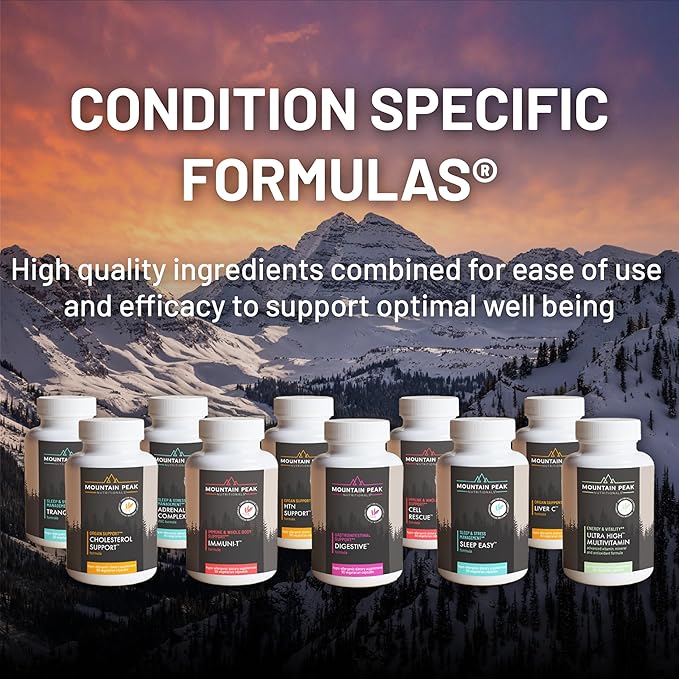 Mountain Peak Nutritionals Mood Support Formula - Supports Serotonin Levels - Hypoallergenic Dietary Supplement (90 Vegetarian Capsules)