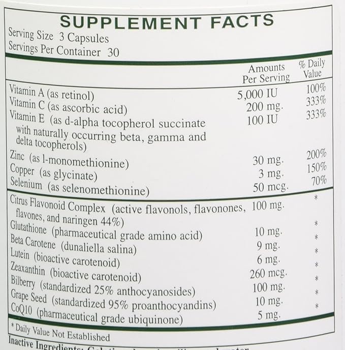 Rx Vitamins The Ocular Formula Dietary Supplement, 90 Capsules