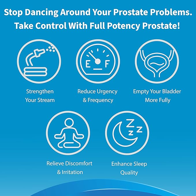 Nugenix Full Potency Prostate Supplement for Men - Clinical-Strength Ingredients, Saw Palmetto, Helps to Increase Urinary Flow, Control Frequency, and Support Prostate Function, 28 Capsules