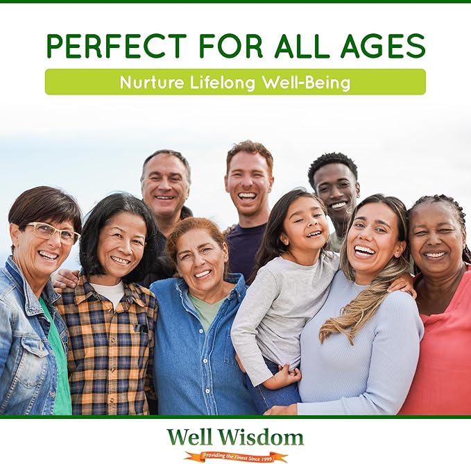 Bioactive Colostrum Well Wisdom 60g Bovine Colostrum Supplement Powder - Grass-Fed Year-Round Colostrum Powder Natural Immune Recovery Supplement