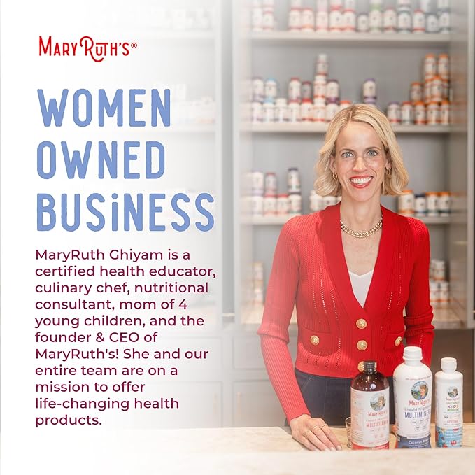 MaryRuth Organics Prenatal & Postnatal Multivitamin for Women | Sugar Free | Formulated for Pre-Conception, Pregnancy & Nursing | Prenatal Vitamins | Vegan | Non-GMO | Gluten Free | 30 Servings