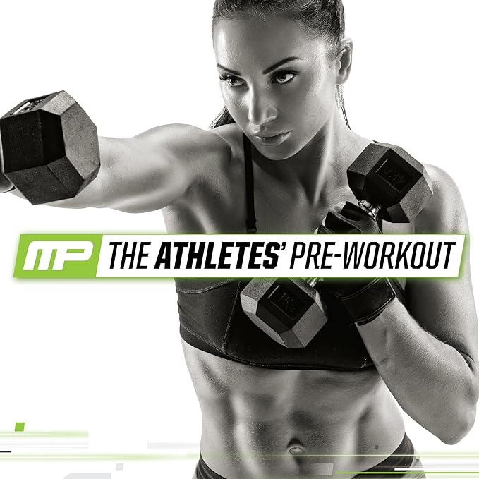 Muscle Pharm Assault Energy & Strength Pre Workout Powder for Men & Women with Beta Alanine, Caffeine, Creatine & Betaine Anhydrous, Pre-Workout Supplements, 30 Servings, Watermelon Flavor
