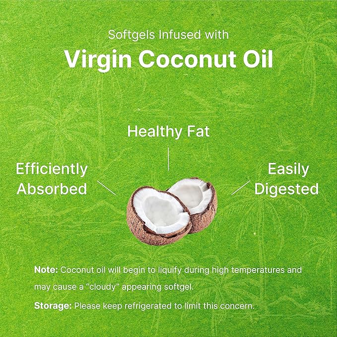 DEAL SUPPLEMENT Vitamin D3 10,000 IU + K2 MK7 200 mcg, Infused with Virgin Coconut Oil, 250 Softgels, Double Strength Vitamin D & K, Promotes Heart, Bone & Teeth Health - Very Easy to Swallow