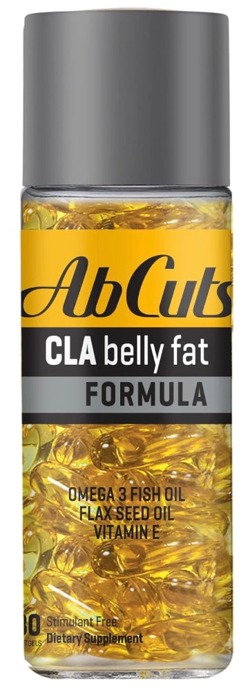 CLA Belly Fat Formula - 80 Easy-to-Swallow Softgels - Omega 3 Fish Oil, Flaxseed Oil and Vitamin E - Helps Increase Antioxidant Supply and Healthy Body Composition
