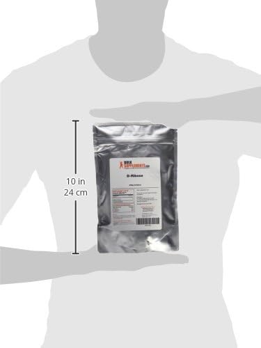 BulkSupplements.com D-Ribose Powder - D-Ribose Supplement, Ribose 5000mg, for Energy Support - Unflavored & Gluten Free, 5000mg per Serving, 250g (8.8 oz) (Pack of 1)