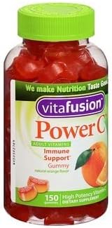VitaFusion Power C Gummy Vitamins for Adults Absolutely Orange - 150 ct, Pack of 3