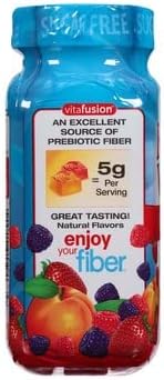 VitaFusion, Fiber Well Gummies, Fiber Supplement, Assorted Flavors - 90 gummies, Pack of 3