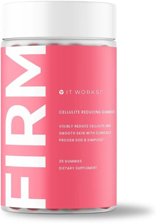 It Works! Firm - Transform Your Skin with Firm Cellulite-Reducing Gummies: Clinically Proven, Deliciously Effective and Boost Antioxidant (30 Gummies)