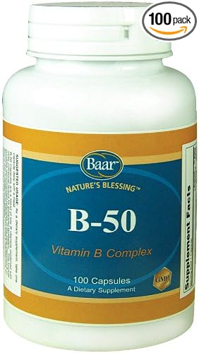 B-50 Vitamin B Complex, 100 Veg Capsules