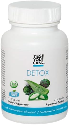 Yes You Can! Natural Detox Pills - Diuretic Cleanse with Electrolytes & Vitamins - Helps with Water Retention - Gluten-Free, 21 Capsules (2 Pack)