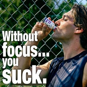 Focus Shots with Trilogine Variety Pack, 24 Count (1.93 fl oz), Blackberry, Lemon Lime Flavors
