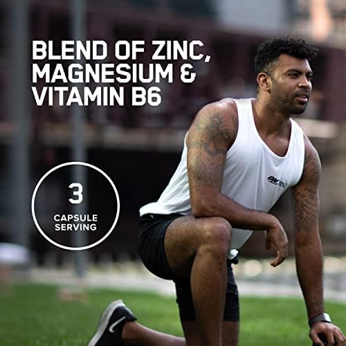 Optimum Nutrition Muscle Recovery and Endurance Supplement for Men and Women, Zinc and Magnesium Supplement, 90 Count