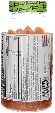 VitaFusion Power C Gummy Vitamins for Adults Absolutely Orange - 150 ct, Pack of 3