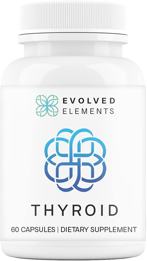Raw Grass-Fed Desiccated Bovine Thyroid - Thyroid Support for Women - Energy & Metabolism Support - New Zealand Sourced, Non-GMO, 60 Capsules
