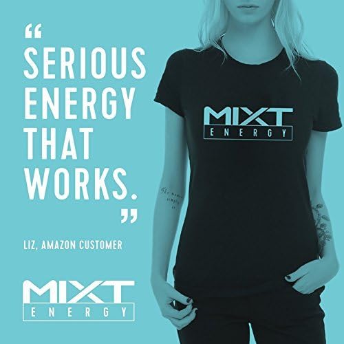 MIXT Energy Shaker Bottle, 16 oz. Shaker Bottle, BPA Free & Lid Mixing Technology (16 oz, Orange)