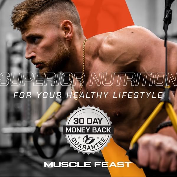 Muscle Feast Micellar Casein Protein, All Natural Pasture Raised Hormone Free Soy Free, Vanilla, 2lb