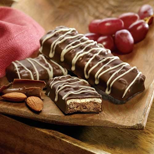 Chocolate Almond Bar - New Journey Weight Loss & Wellness - High Protein Meal Replacement Nutrition Bar (7 bars/box)