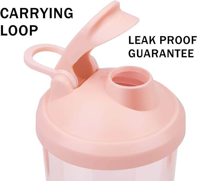 VOLTRX Premium Electric Protein Shaker Bottle, Made with Tritan - BPA Free - 24 oz Vortex Portable Mixer Cup/USB Rechargeable Shaker Cups for Protein Shakes